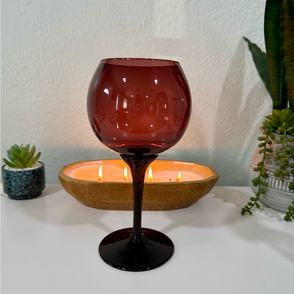 EMPOLI AMETHYST BRANDY SNIFTER 🍷 - Picture 2 of 6